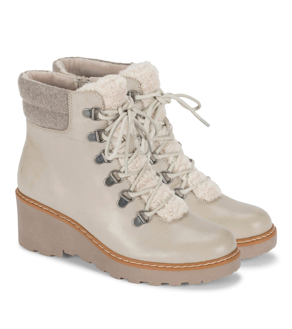 Nasha Lace Up Wedge Bootie